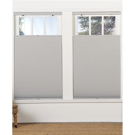 SAFE STYLES Safe Styles UBF70X72LG Cordless Blackout Top Down Bottom Up Shade; Sterling Gray - 70 x 72 in. UBF70X72LG